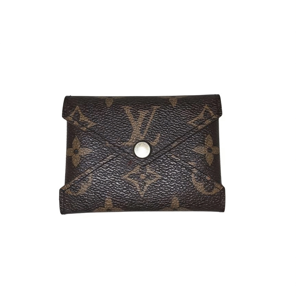 Louis Vuitton Brown and Tan Monogram Card Holder